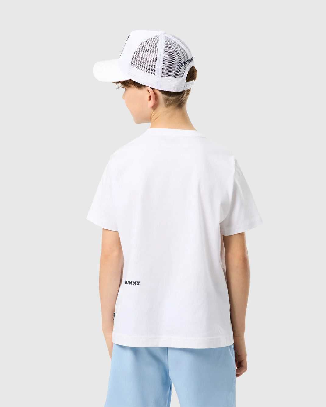 Polos Psycho Bunny Houston Graphic Tee Blanche Enfant | WRC-86797098